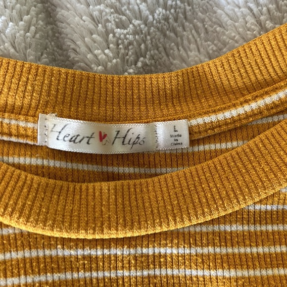 Yellow Stripped Top - Picture 2 of 5